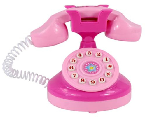 Jouet téléphonique pour Enfants, Musique électronique Vintage, téléphone Fixe, Jeu de Simulation éducatif précoce (sans Batterie), Musique Fixe
