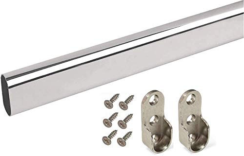 Wardrobe hanging rail set