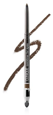 Clinique Quickliner For Eyes Eyeliner Pencil | Water Resistant, Smudge Resistant + Safe For Sensitive Eyes, Dark Chocolate, 1 Count