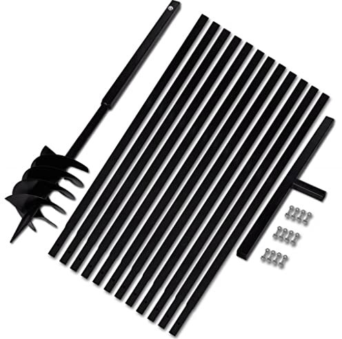 Bêche et tarière manuelle 180 mm avec Rallonge 13 m acier