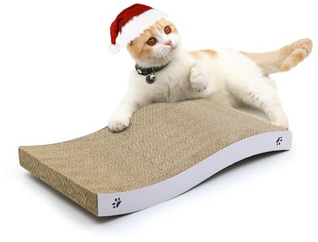 Conlun - Katzen Kratzbrett - Katzen Kratzpappe mit Premium-Kratztextur, langlebige Kätzchen Kratzmatte umkehrbar