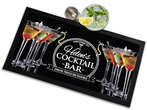 Tapis de bar personnalisé – Tapis de bar à cocktail – Tapis de bar à bière – Bar à cocktail