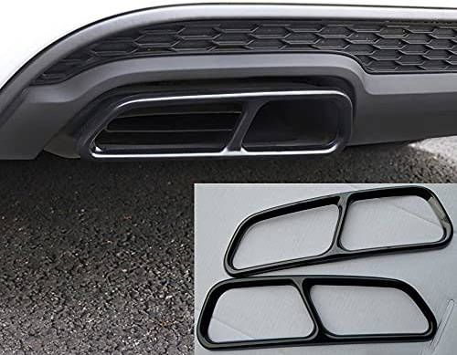 Auto Auspuffblende Auspuff Blende Edelstahl Auspuff Abdeckung FüR A6 A7 C7 2016-2018 Auspuffblenden Endrohre Blenden Car Styling Externes ZubehöR