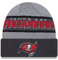 New Era Tampa Bay Buccaneers NFL 2023 Sideline Tech Knit CW Gray Beanie - One-Size