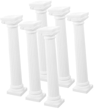 MUSISALY 6stücke Römische Säulen Dekoration Für Puppenhaus Party Und Inneneinrichtung Aus Kleine Und Kompakte Als Foto Requisite