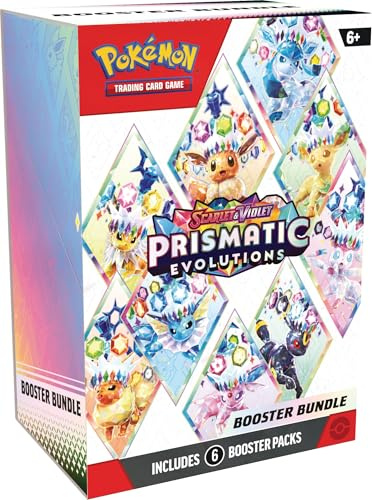 Pokémon TCG: Scarlet & Violet—Prismatic Evolutions Booster Bundle (6 Booster Packs)