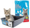 ADEPTNA Premium Silica Crystal Cat Litter with Durable Cat Litter Tray Odour Control High Absorbency Low Tracking 3.8L Biodegradable Dust Free Minimise Spillages Suitable for Cats & Kittens
