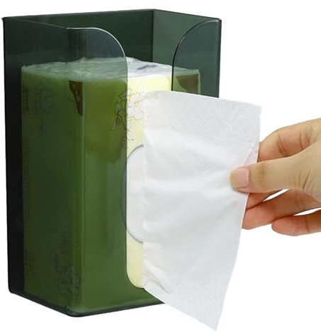 SVCEQZE Cosmetic Box Wall Mount, 19 x 12 x 8.5 cm Tissue Box Wall