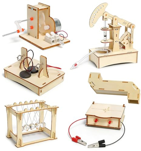 Experimente für Kinder ab 8 9 10 11 12 13 14, Elektronik Baukasten, Experimentierkasten, Elektro Baukasten für Kind, Holz Bausatz Kinder Spielzeug Geschenke ab 8 9 10 11 12 13 14 Jahre Jungen