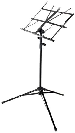 Atril musica partituras Atril for partituras plegable profesional de alta resistencia con soporte clip(Black)