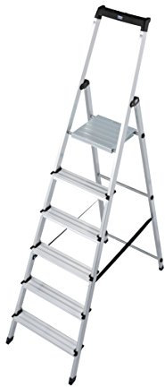 KRAUSE | Stufen-Stehleiter | mit Sicherheitsplattform | 6 Stufen