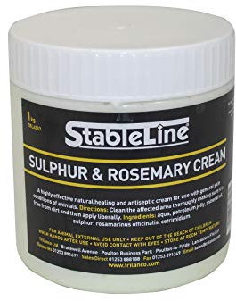 STABLELINE SCHWEFEL & ROSMARIN CREME PFERDE PFERD PFERDEPFLEGE & ERSTE HILFE - 1 KG