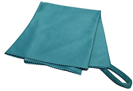 Mikrofaser Werkstatttuch - Reinigungstuch mit Haken - gigantisch groß - 40 x 60cm grün