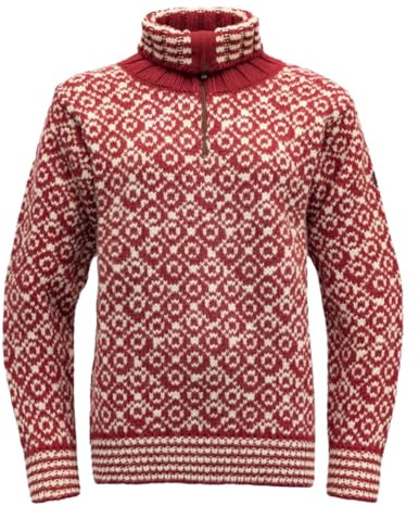 Devold Svalbard Wool Zip Neck T-Shirt für Erwachsene, Uni
