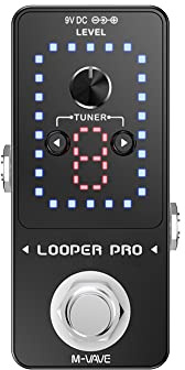 M-VAVE LP Guitar Looper Pedal – Compact Loop Station Effect Pedal with True Bypass for Electric Guitar and Bass