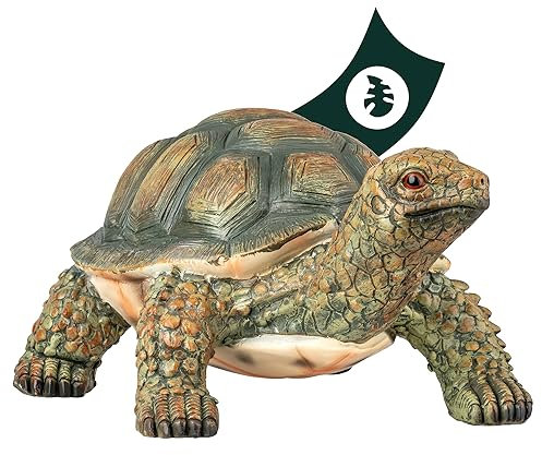 VERDOBA - Tartaruga da giardino - statue animali giardino - statue di resina - statue giardino per esterno - resistente alle intemperie - statua animali - XXL