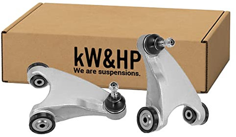 kW&HP KIT COPPIA BRACCI BRACCETTI TRAPEZI OSCILLANTI SUPERIORI DX/SX SOSPENSIONE RUOTA ANTERIORE PER ALFA 147/156/GT