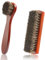 Kit de Nettoyage pour Chaussures et Cuir - 2 Pièces Brosse à Chaussure et Brosse de Nettoyage - Pour Entretien Cuir et Voiture