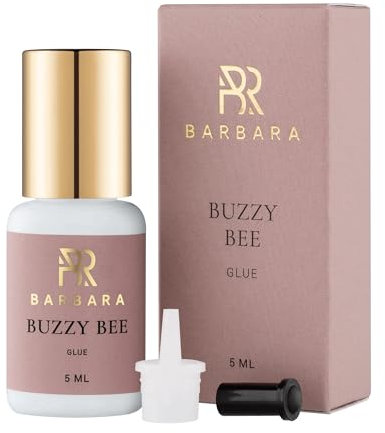 Colla Extension Ciglia BARBARA The Best 5ML | Durata Eccezionale fino a 8 Sett | Adesione Immediata in 0,5 sec | Offre Flessibilità e Comfort | Fumi Minimi | per Volume e Mega- Volume