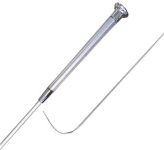 Woof Wear Gel Dressage Whip - Brushed Steel
