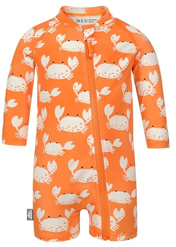 JAN & JUL Rash Guard Rash Guard con protezione UV per bambini e bambine, 6-12 Mesi