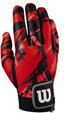 Wilson Guante de Racquetball de Embrague Unisex, para Mano Derecha, pequeño, Bred/Black, S