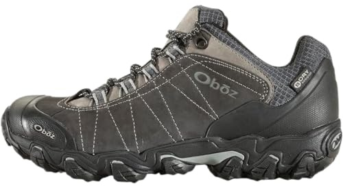 Oboz Men's Bridger Low B-Dry, Dark Shadow, 10