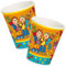 Lutz Mauder 8-teiliges Becher-Set * SCHULKINDER * für Schulstart-Feier oder Mottoparty // Einschulung Schule Schulbeginn Schule Kinder Geburtstag Party Pappbecher Partybecher Cups
