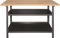 TrendLine Werkbank Arbeitsbank Tischlerbank 120 x 60 x 85cm 2 Ablageböden Arbeitstisch Werktisch grau pulverbeschichtet