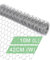 Hasendraht & Kaninchendraht Netz 2,5 cm Maschendraht, 42 cm x 10 m Weicher Gartenzaun für Kaninchen, Hühner, Geflügel & Haustiere , Tierabsperrung Flexibel zum Basteln