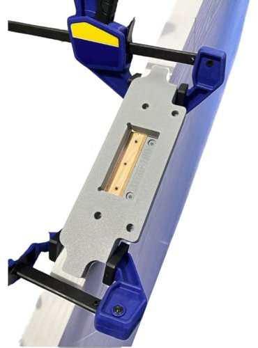 EASYREP Hinge Routing Jig – Precision Door Hinge Router Template, UK-Made, Fast and Easy Hinge Jig Tool for Frames and Doors 76mm and 102mm (76x51mm, 3)