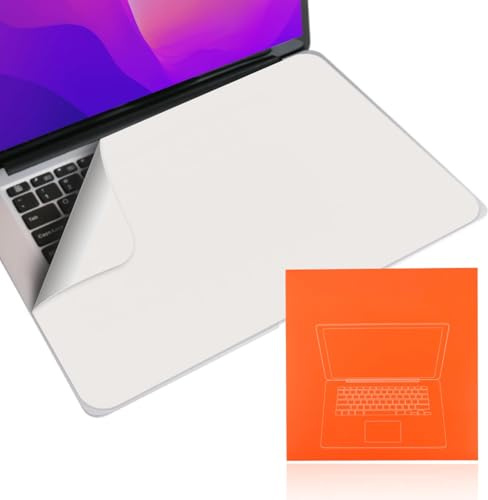 Protection d'écran et Clavier, Chiffon de Nettoyage en Microfibre, Protection Anti-poussière, Compatible avec MacBook Pro Air 13 et 14