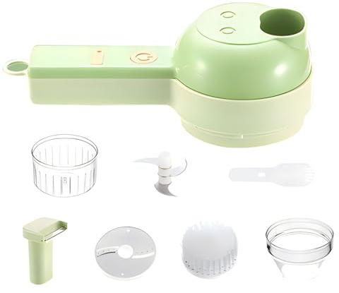 Tritatutto - Taglierina Elettrica 1200 Mah, Mini Tritatutto Aglio, Smerigliatrice Di Alimenti Elettrico | Taglierine, Taglierina A Cubetti, Miscelatore Per La Preparazione Dei Pasti