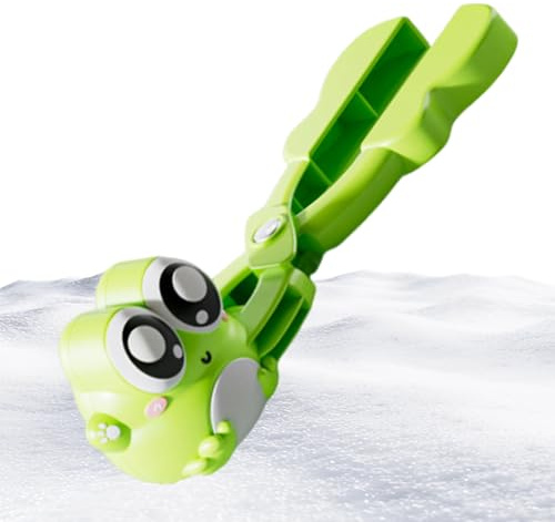 Pinces à boules de neige : design 3D en forme d'animal et ergonomique qui s'adapte à la main, fabricant de boules de neige, outil de fabrication de neige pour jeux d'hiver | Mouleur de boule