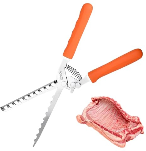 Ribbemembranverktyg, värmebeständigt tillbehör med ergonomiskt handtag | BBQ ribbskalare med bekvämt handtag, för griskött, nötkött, biff, grillfår Utilisatio