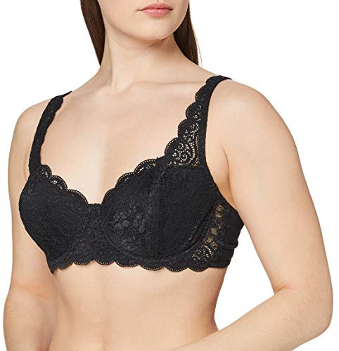 Triumph Womens Amourette 300 Whp X Wired Padded Bra, Black, 34E UK