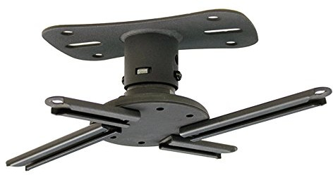 Kanto P101 Universal Projector Ceiling Mount | Solid Steel Construction | Easy to Install | Black