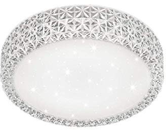 Reality Leuchten R62421100 Pegasus A+, LED Deckenleuchte, Acryl, 10 W, Integriert, Weiß, 28,6 x 28,6 x 8,6 cm