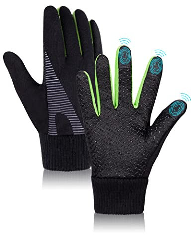 Becellen Handschuhe Kinder Thermo Winddicht Fahrradhandschuhe Touchscreen Winterhandschuhe rutschfest Reithandschuhe für Jungen Mädchen 6-10 Jahre Outdoor