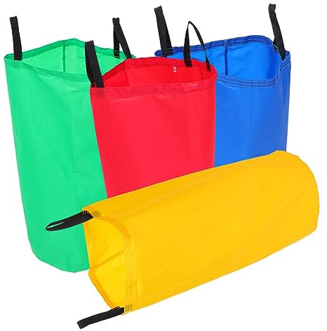 DIKACA 4 Stück Sprungsack Für Kinder Outdoor Für Kinder Sackhüpfentaschen Für Erwachsene Rasenspiele Outdoor-springsack Renntasche Hüpfsäcke Hof Sitzsack Spielzeug Stoff Eltern-Kind