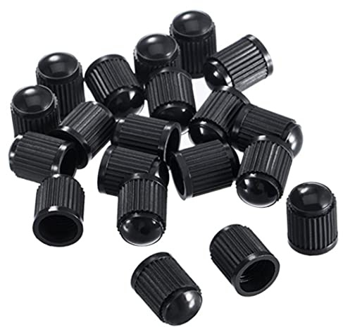 50 PZ Tappi per Valvole dei Pneumatici, Tappi Antipolvere per Pneumatici, Tappi per Valvole in Plastica Copri Valvole Antipolvere per Pneumatici Tappi Valvole Schrader per Bici Auto Camion Moto e