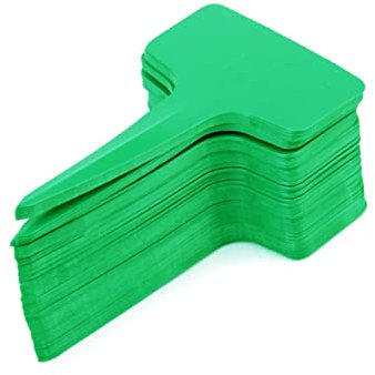 CIYODO 100 Pezzi Etichette Per Piante in Plastica A T 6 * 10 Cm Etichette Per Vivai E Giardini Resistenti Ai Raggi Uv