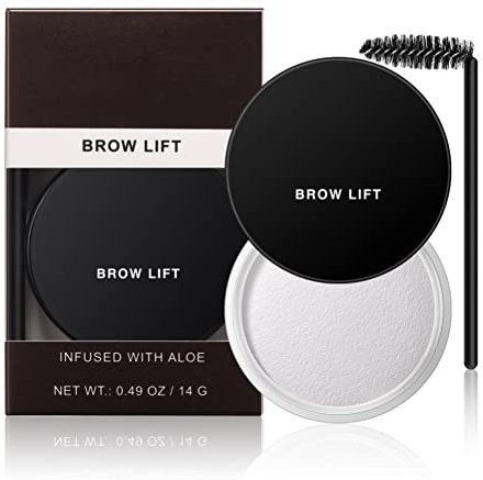 NAOLVE Gel à Sourcils Transparent, Cire à Sourcils Durable et Imperméable, Eyebrow Gel, Gel Sourcil pour un Effet de Lamination des Sourcils, 14g