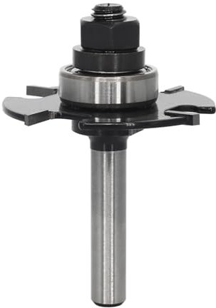 AKYLIN Fraise à rainurer à disque 8 mm, fraise à bois avec roulement, fraiseuse à feuillure, hauteur de coupe des disques 3 mm