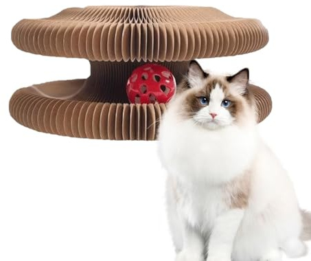 Giocattolo della tavola da grattare dell'organo della fisarmonica, cartuccia di raschiamento dell'organo - raschietto interattivo del gatto dell'organo,Artiglio di macinazione resistente allo strappo