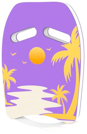 HeySplash Galleggiante di Nuoto, Kickboard per Adulti Galleggiante di Sicurezza, Kickboard di Allenamento per Nuoto, Piscina Nuoto Accessori, Viola