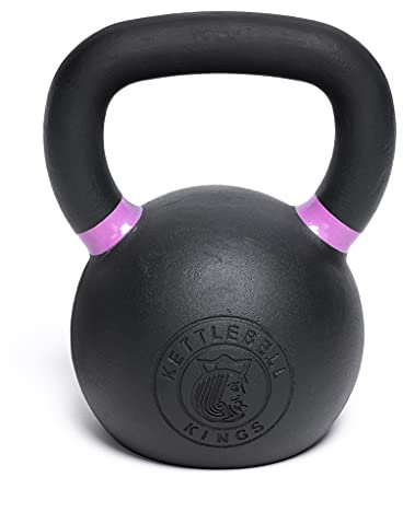Premium Kettlebells aus Gusseisen mit langlebiger Pulverbeschichtung für intensives Workout.