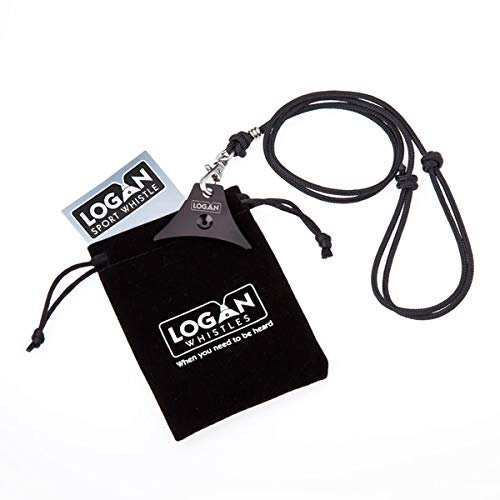 Logan Sport Schäferhundpfeife & Segelseil Lanyard, Schwarz , Einheitsgröße