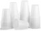 HOMESHOPA White Plastic Cups, 500 Pack Disposable Plastic Glasses, Lightweight Drinking Cups for Party, Wedding, Christmas, Halloween, Recyclable Tumblers for Soft Drinks,Water,Juice,Beer, 6oz/180ml