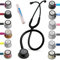 3M Littmann Classic III Stethoskop mit Gratis Gravur und Penlight (Schwarz)